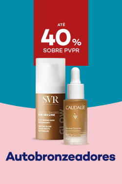 Marca Vichy com destaque promocional de at&eacute; 30% sobre pre&ccedil;o de Venda ao P&uacute;blico Recomendado